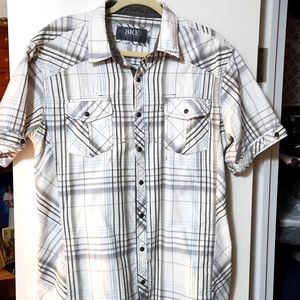 BKE snap front shirt